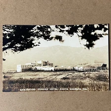 Santa Barbara CA RPPC Real Photo Postcard Samarkand Persian Hotel Undivided Back