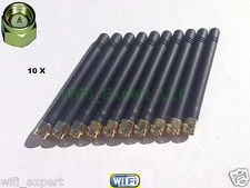 10 x HIGH GAIN 2dBi 900/1800 MHz SMA Male Plug Straight GSM GPRS Antenna 3" USA