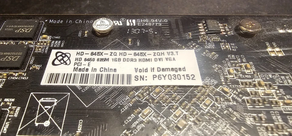 XFX AMD Radeon HD6450 625M 512MB DDR3 PCI-E Video Card HD-645X-YN VPEACEDAR2PS4 - Image 4 of 4