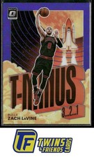 2021-22 Donruss Optic #8 Zach LaVine T-Minus 3...2...1 Purple