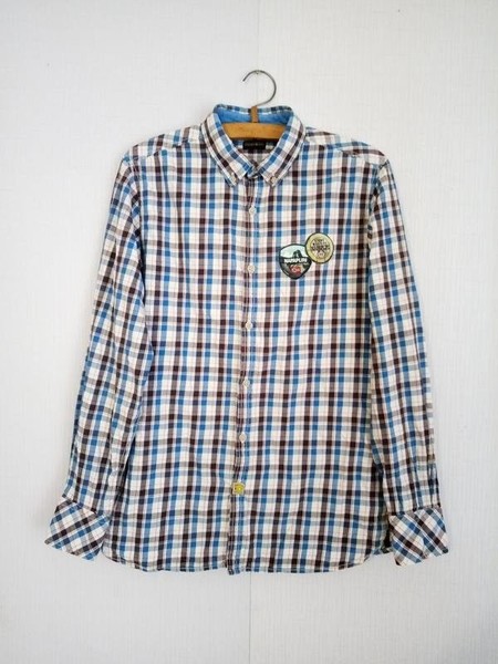 Men Napapijri Shirt Multicolor Cotton 40 /L / 48 #9ZSD