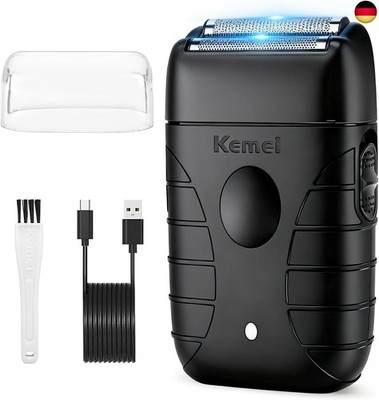 KEMEI Folienrasierer für Herren, elektrischer Rasierer, 