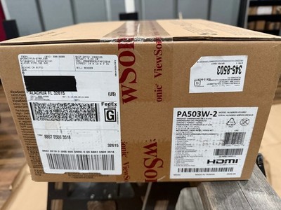 ViewSonic PA503W 4000 Lumens WXGA DLP High Brightness Projector Home and Office