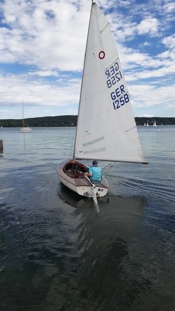 VERKAUFE - umständehalber - meine orig. Wahrendorf O-Jolle: Bj. '92, Linnekuhl,