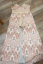 No Boundaries Juniors' Walk-Through Maxi Romper Dress XL