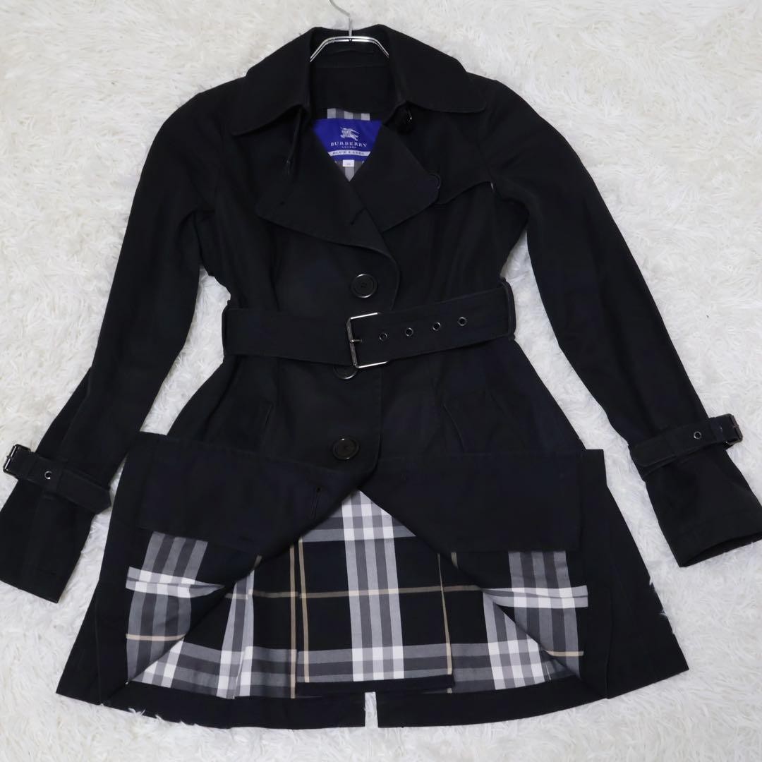 Burberry Trench Coat Black Nova Check