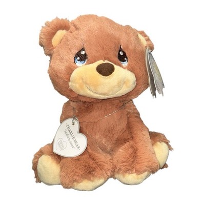 Precious Moments Charlie Bear Plush 8 Inch Aurora Tagged Brown Teddy 8'' New