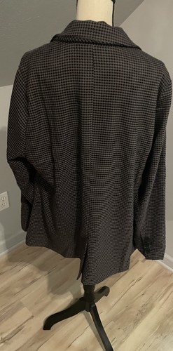 Blazer décontracté homme Torrid tweed taille 2X 18-20 noir à chevrons stretch 99€ - Photo 5/10