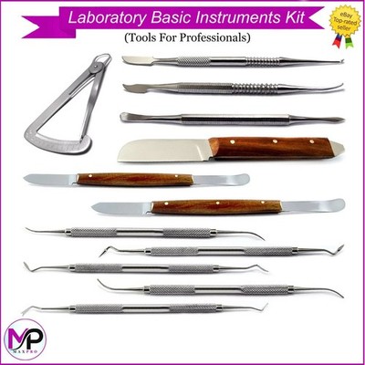 Dental Laboratory Wax Modelling & Carving Spatulas PK Thomas Caliper Lab Tools