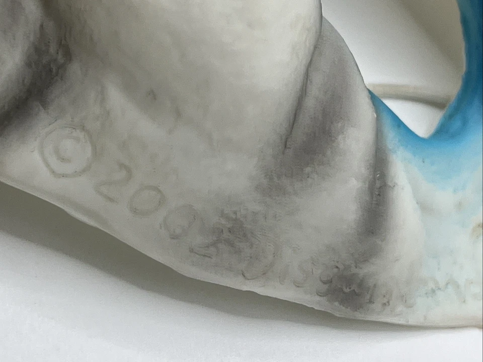 2002 Creepy Scary Clown Face Half Mask Vintage  by  Disguise Brand Soft Latex - Image 2 of 4