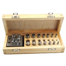 Jewelry Making Disc Cutter, Set Of 21 Round With Concave  Convex