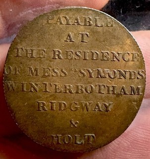 GB Half Penny Token Grade EF