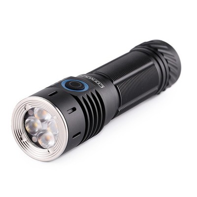 Convoy S21F 519A/219 LED Adj Color Temp 4x LED Flashlight w/21700 Li-ion Battery