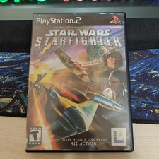 Star Wars Starfighter (PlayStation 2 PS2) Near Mint Disc, Cover Art, No Manual