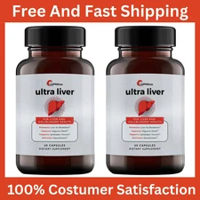 2 Packs UpWellness Ultra Liver Supplement for Liver Health & Gallbladder Support