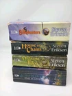 Malazan Book of the Fallen 4 Book Lot. Steven Erikson. Vintage First Edition ?