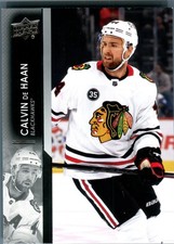 2021-22 Upper Deck Series 2 Calvin de Haan #290 Chicago Blackhawks NHL Hockey...
