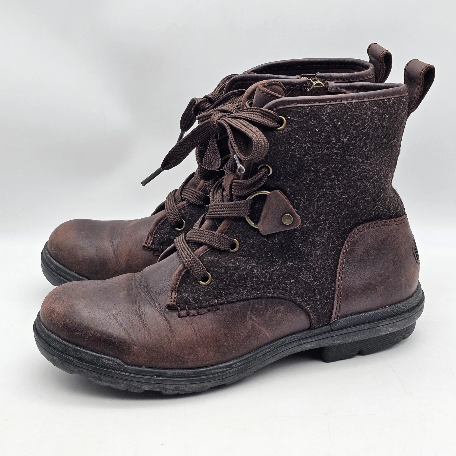 Stivali impermeabili UGG donna Hapsburg escursionista pelle marrone #1122791 taglia 8