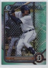 2022 Bowman Chrome Prospects Mega Box Aqua Mojo Refractor Roberto Campos 0hk3