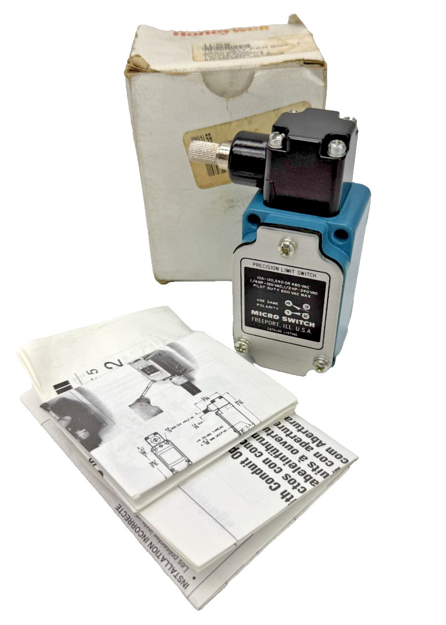 Honeywell Micro Switch 1LS9 Precision Limit Switch, SPDT (DB/DM), 120V, 10A