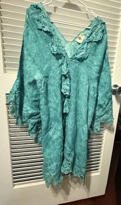 Muche Muchette Women s Swimwear Dress Cover Sea Green One Size