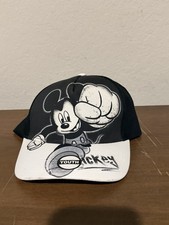 Mickey Mouse Youth Ball Cap Hat Snapback Baseball Black White