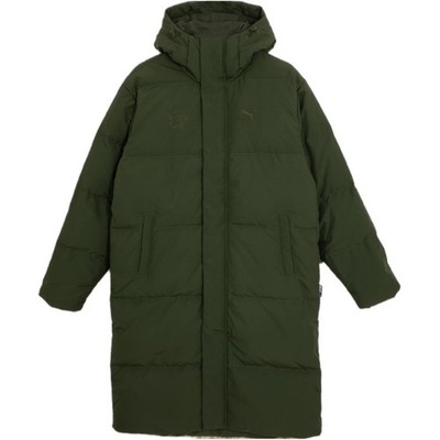 PUMA Bz Cc Down Hooded Solid Color Casual Jacket