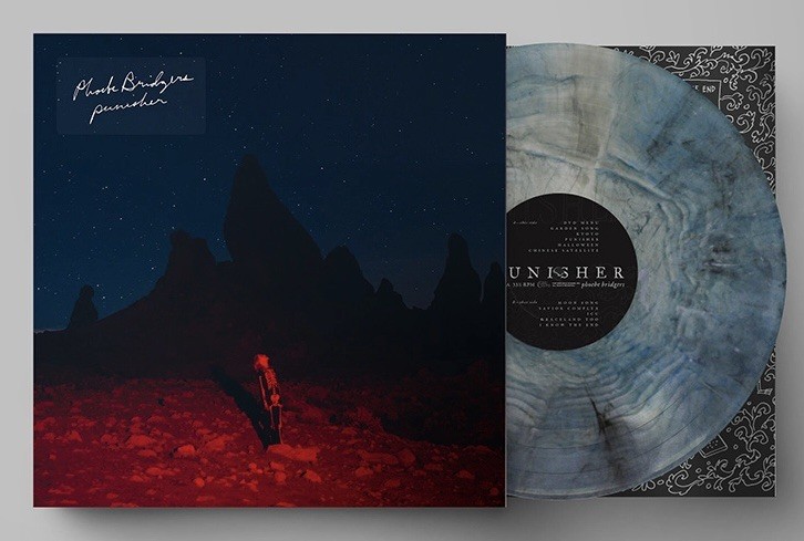 Phoebe Bridgers　Punisher　限定カラーレコード Phoebe Bridgers Punisher Blue Swirly Silver Colored Vinyl LP