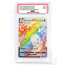 PSA 9 Pokemon Champion's Path Charizard Vmax 74/73 Secret Rainbow Rare Holo MINT on eBay