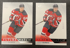 2015-16 SP AUTHENTIC JOSEPH BLANDISI #194 FW ROOKIE #ed /999 (PAIR)