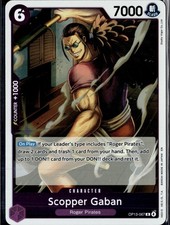 Scopper Gaban OP13-067 Rare Carrying On His Will One Piece Foil Near Mint
