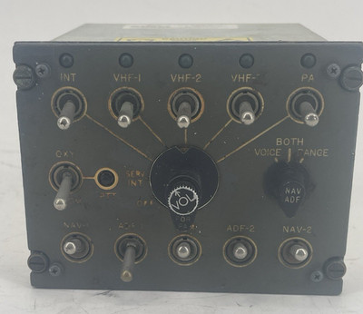 Gables G-2580 Boeing 737-200 Audio Selector Control Panel Avionics Aircraft
