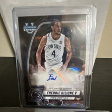 Topps 2024-25 Bowman Chrome Freddie Dilione V #96 Penn State Autograph