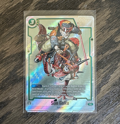 Son Goku SB01-023 R ALT ART Manga Booster Parallel Dragon Ball