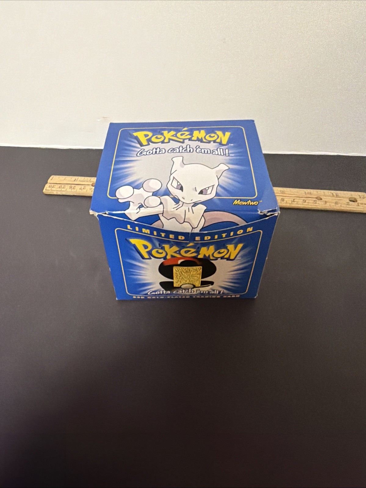 Pokemon Limited Edition Mewtwo #150 Gold Plated Trading Card Nintendo