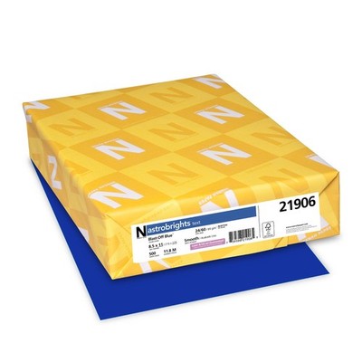 Astrobrights  Color Multi-Use Printer & Copy Paper, 1 Ream, Blast-Off Blue, L...