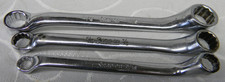 Snap-on 3pc Sae 12pt Short Offset Box Wrench Set Xso810 Xs1012 Xs1214
