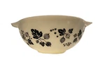 Pyrex Black and White Gooseberry 443 Cinderella Bowl 2-1/2 Qt. 1957-1962