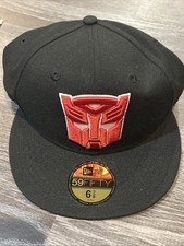 New Era Transformers Autobots Fitted Hat Cap Size 6 7/8