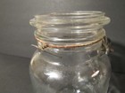 Vintage Atlas E-Z Seal Quart Mason Canning Jar Clear Glass Wire Bail 1920's — photo 5
