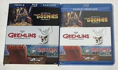 The Goonies / Gremlins / Gremlins 2: the New Batch (Blu-ray, 1990) NEW SEALED SC