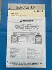 Original MITSUBISHI TX-L50 Portable Audio System Service Manual/ Schematic