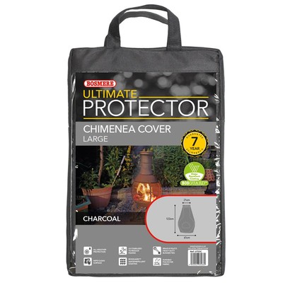 Bosmere Ultimate Protector Large Chimenea Cover Size Large Green Charcoal
