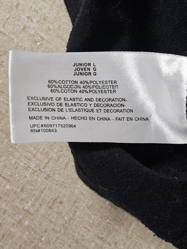 Camiseta sin mangas LEI para mujer Pin Tuck talla grande cápsula negra Y2K Fairy Grunge Foto 4 de 4