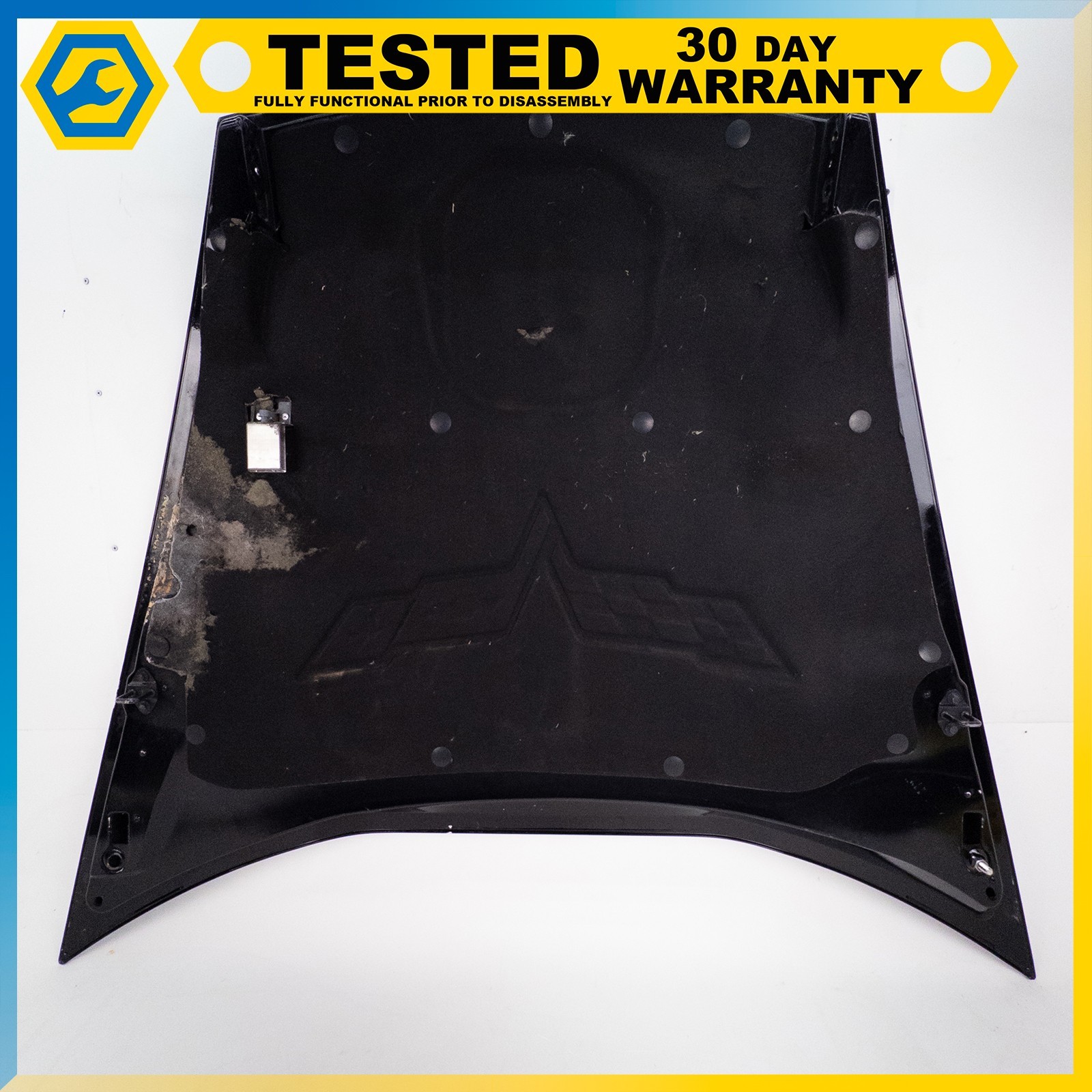 DAMAGED! 05-13 CHEVROLET CORVETTE C6 FRONT HOOD BONNET COVER PANEL BLACK OEM