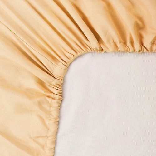 200TC Cotton Fitted Sheets with 15" Large Pocket Breathable Durable Bottom Sheet - Picture 8 of 15