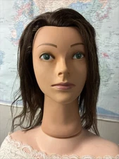 Candy Shaw Hair Mannequin Head Hairdresser Training Head Used Colette