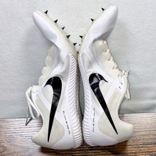 Nike Zoom Rival Multi Track  Field Spikes White Black Men 14 Worn Once Orig 75
