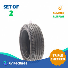 Set Of 2 Used 20545r17 Pirelli Cinturato P7 Run Flat P7c2 88w - 732