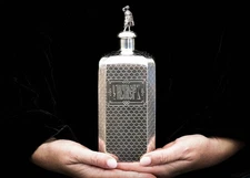 Imperial Russian .84 Silver Decanter Ignaty Sazikov, St. Petersburg, ca. 1860